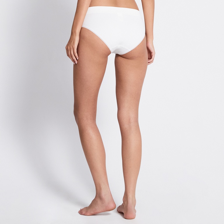Ribbed panties "Rib underwear" Off white